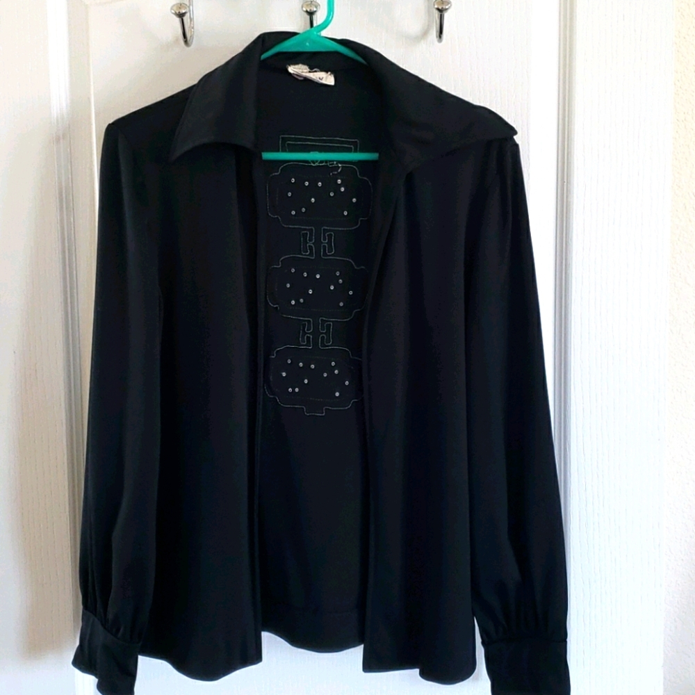 Vintage  black blouse brand is triffik